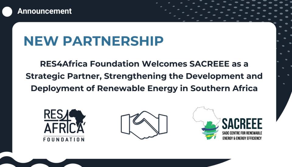 Image of SACREEE and RES4Africa Foundation Join Forces to Enhance Renewable Energy in the SADC Region