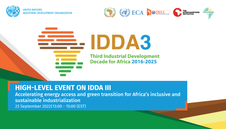 Image of GN-SEC at the 5th High-Level event on the Third Industrial Development Decade for Africa (IDDA III) at the UN General Assembly in New York