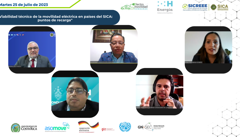 Image of WEBINARIO  “Viabilidad técnica de la movilidad eléctrica en países del SICA: puntos de recarga”