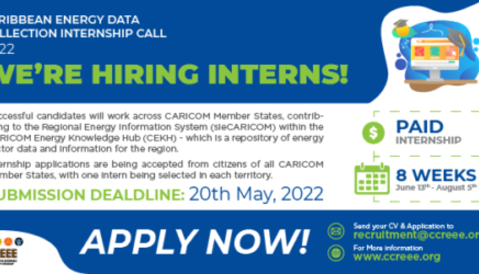 Image of Caribbean Energy Data Collection Internship 2022