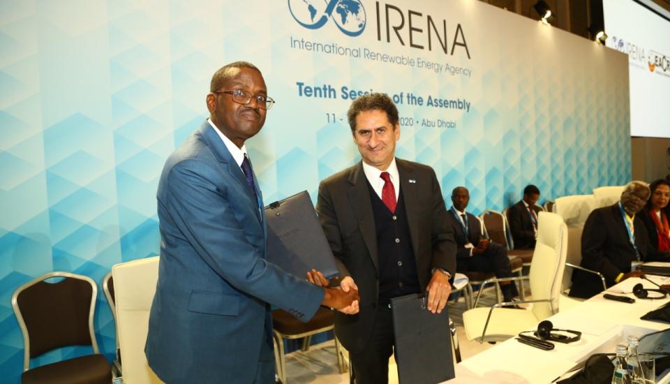 Image of IRENA and EACREEE Sign MoU to Accelerate Renewable Energy Development in the EAC Region