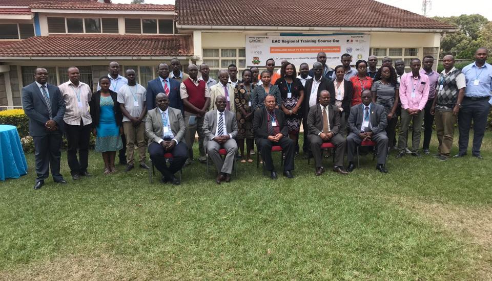 Image of EA Regional Training Course on Standalone Solar PV Systems Design and Installation officially opened at Kenyatta University Conference Centre opens Kenya University