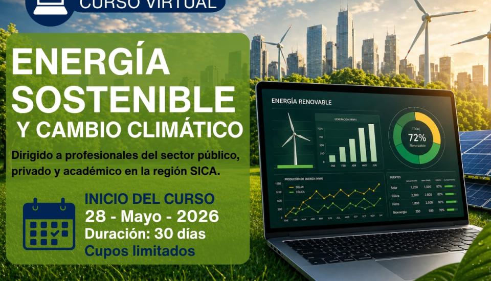 Image of Curso regional “Energía Sostenible y Cambio Climático” en países del SICA
