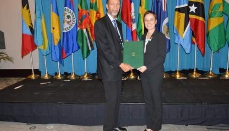 Image of Minister of Foreign Affairs and Foreign Trade deposited Jamaica&#8217;s Instrument of Ratification