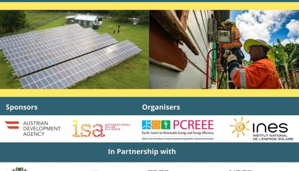 Image of Joint ISA-Government of Tonga-PCREEE and INES Training on Renewable Energy Mini-Grids 16 – 17 & 19 November 2021