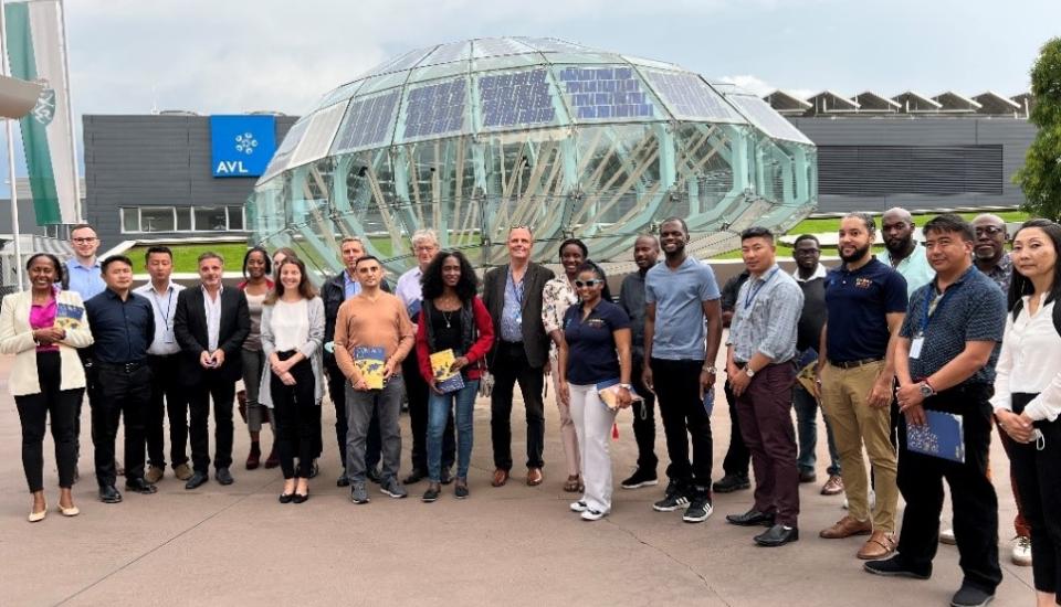 Image of Barbados BLOOM Clean Tech Cluster presented as role model for a global program