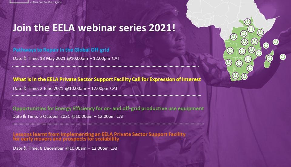 Image of EELA Webinar Series 2021