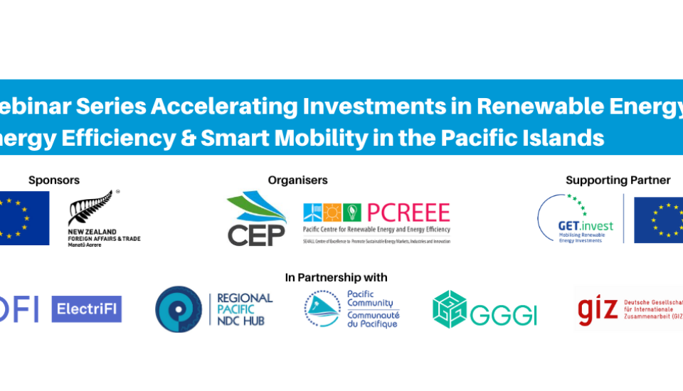 Image of Pacific Islands empowered with successful webinars on Accelerating Investments in Renewable Energy, Energy Efficiency and Smart Mobility 