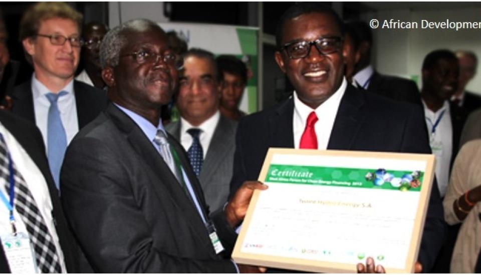 Image of Ivoire Hydro Energy scoops top prize at second West Africa Forum for Clean Energy Financing awards