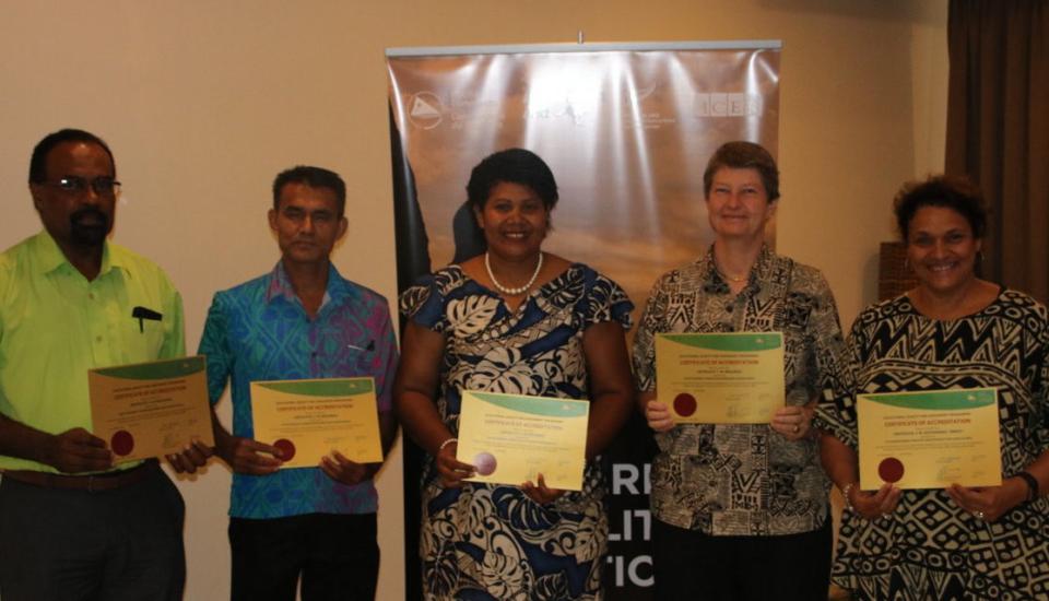 Image of Newly Accredited Regional Certificates for Resilience and Sustainable Energy provide new opportunities in the Pacific