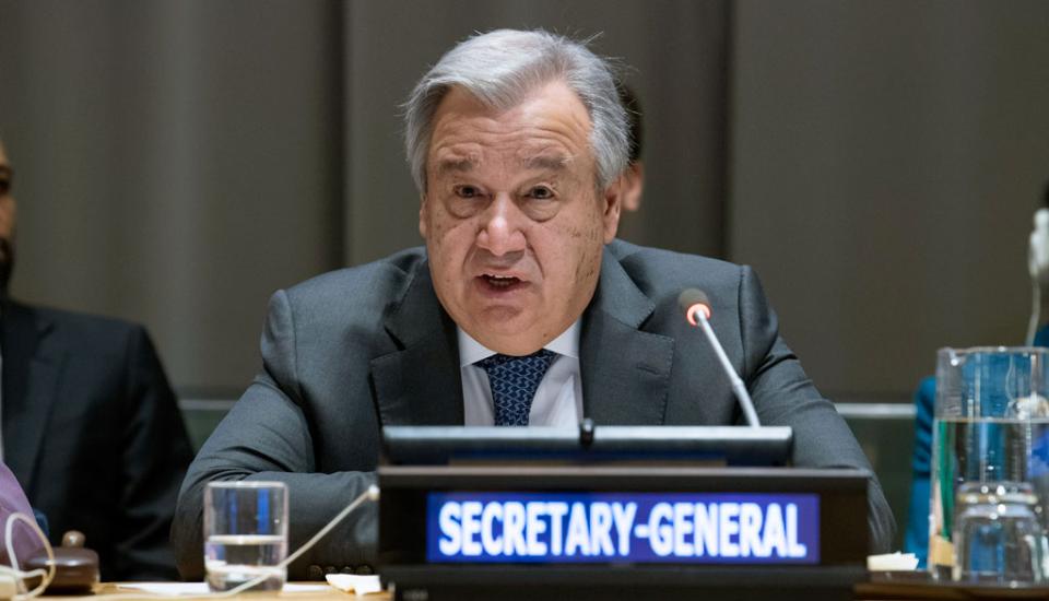 Image of United Nations Secretary-General’s statement at the end of his visit to the Pacific