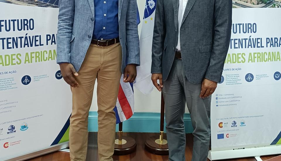 Image of The Executive Director of ECREEE visits the Mayor of Praia 