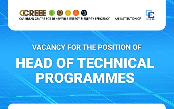 Image of Vacancy for the Position of Head of Technical Programmes