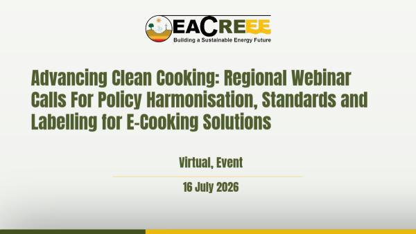Image of Advancing Clean Cooking: Regional Webinar Calls for Policy Harmonisation, Standards and Labelling for Electric Cooking Solutions