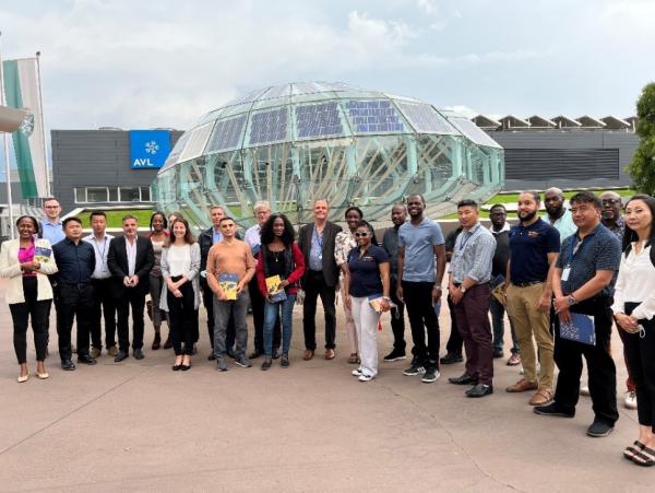 Image of Barbados BLOOM Clean Tech Cluster presented as role model for a global program