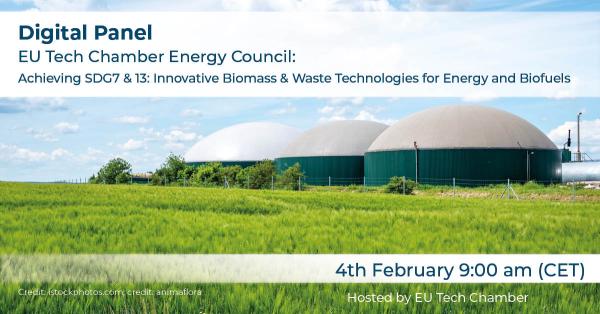 Image of Join the digital panel on achieving SDG7 & 13: Innovative Biomass & Waste Technologies for Energy and Biofuels Production
