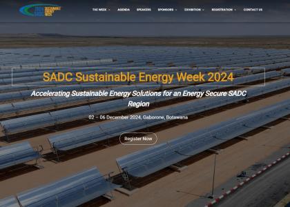 SADC Sustainable Energy Week 