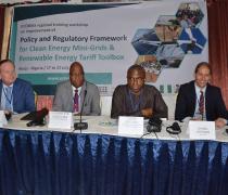 Image of ECOWAS workshop on policy and regulation for clean energy mini-grids and on the Renewable Energy Tariff Toolbox