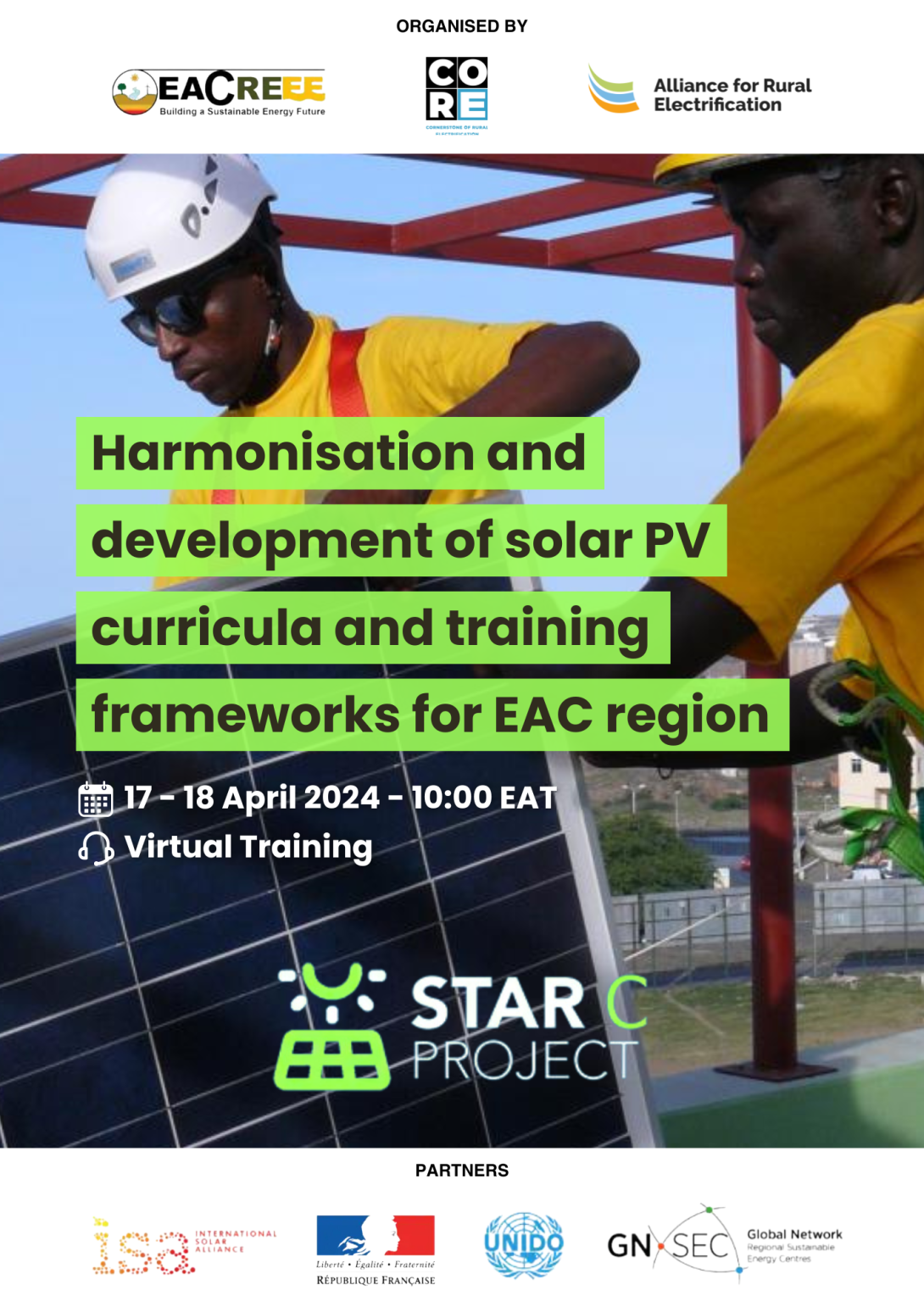 Image of  Workshop On Harmonisation of Curricula And Training For Solar PV For EAC REGION